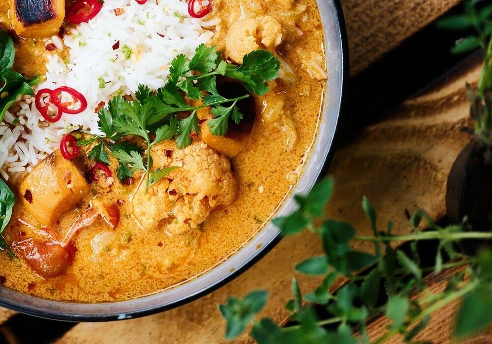 pollo e riso al curry