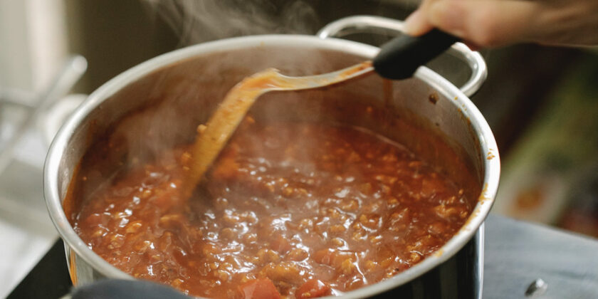 troppo olio nel sugo