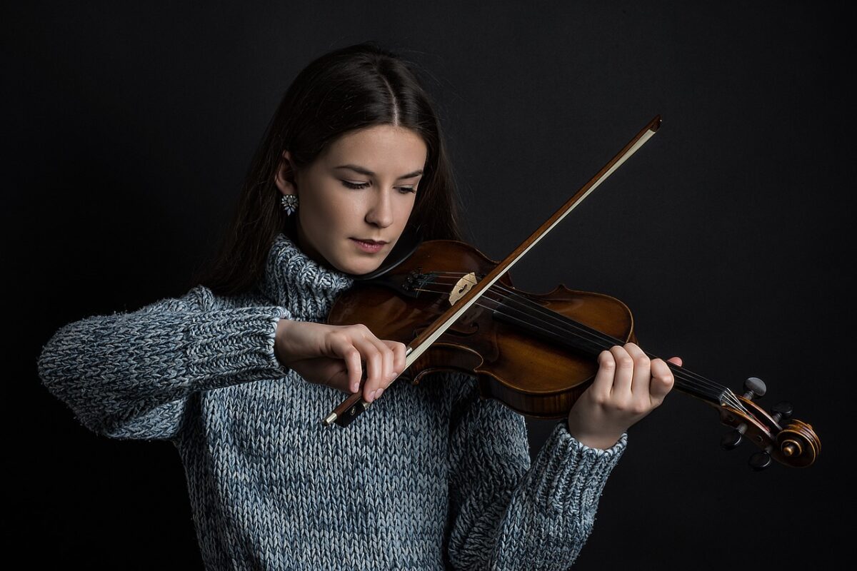una lezione di violino