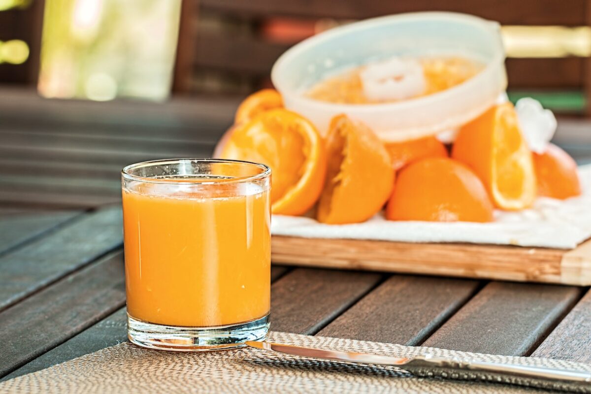 Usiamo il succo d'arancia