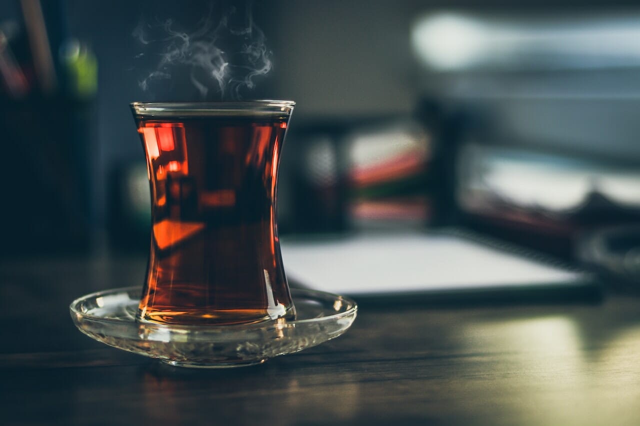 utilizzare del tè nero