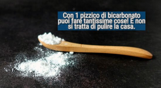 È sbalorditivo cosa si fa con 1 pizzico di bicarbonato di sodio