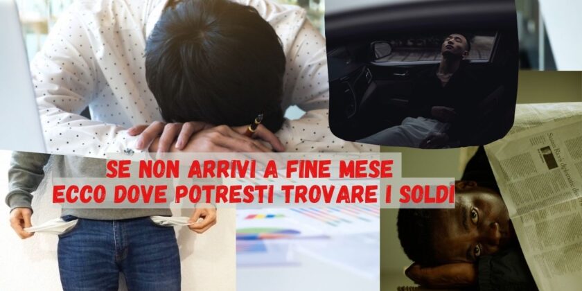 Ecco a chi puoi rivolgerti se non arrivi a fine mese