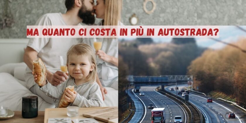 Fare colazione in autostrada costa di più