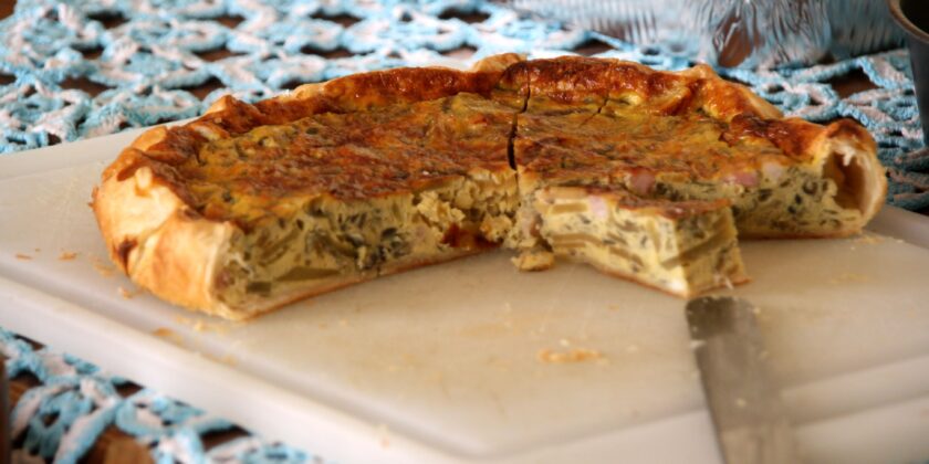 Golosissima torta salata in friggitrice ad aria, cena pronta in pochissimo