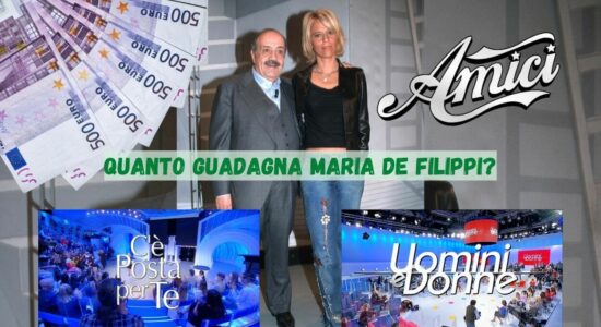 I guadagni di Maria De Filippi