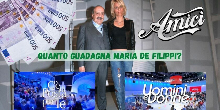 I guadagni di Maria De Filippi