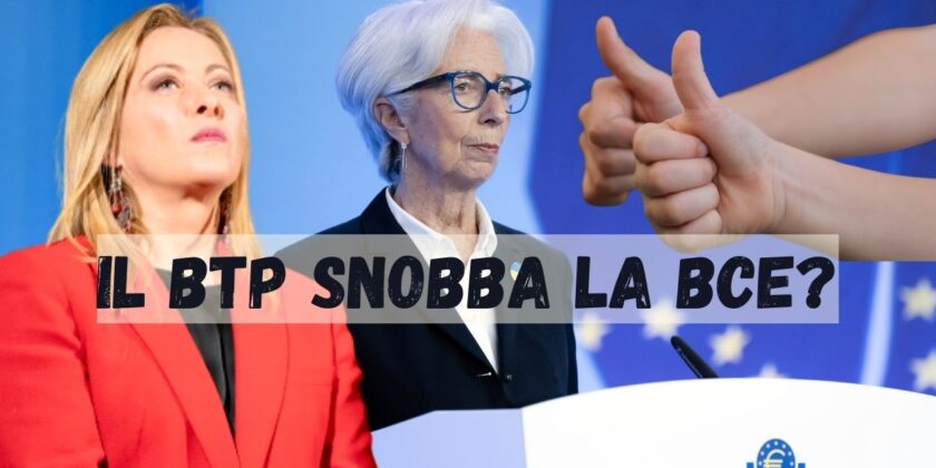 Il BTP snobba i possibili rialzi dei tassi annunciati dalla BCE