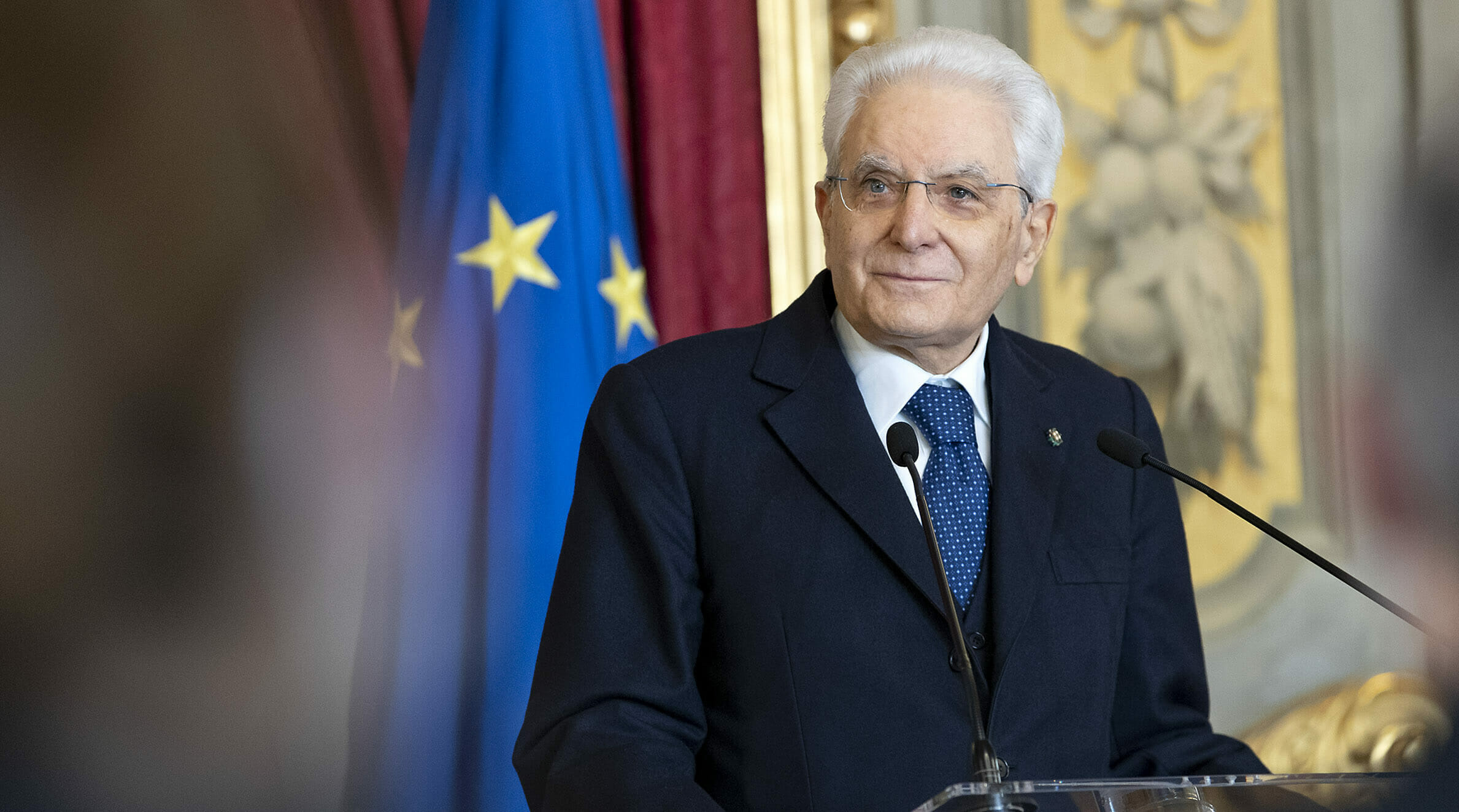 Il Presidente della Repubblica Sergio Mattarella