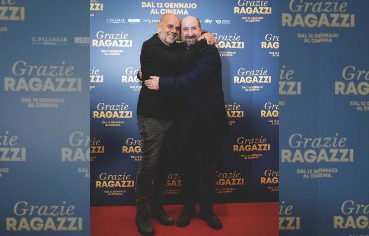 Il regista Riccardo Milano e l'attore Antonio Abanese