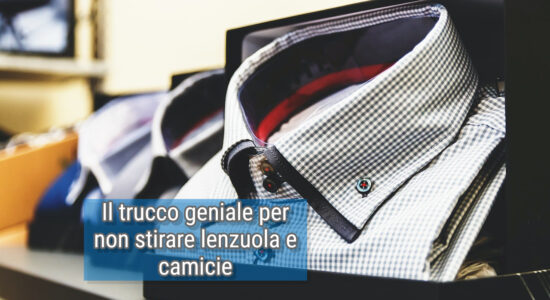 Il trucco geniale per non stirare lenzuola e camicie