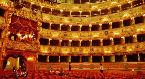 Interno Teatro della Fenice a Venezia