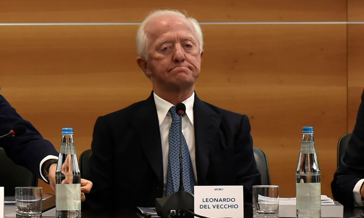 Leonardo Del Vecchio fondatore di Luxottica