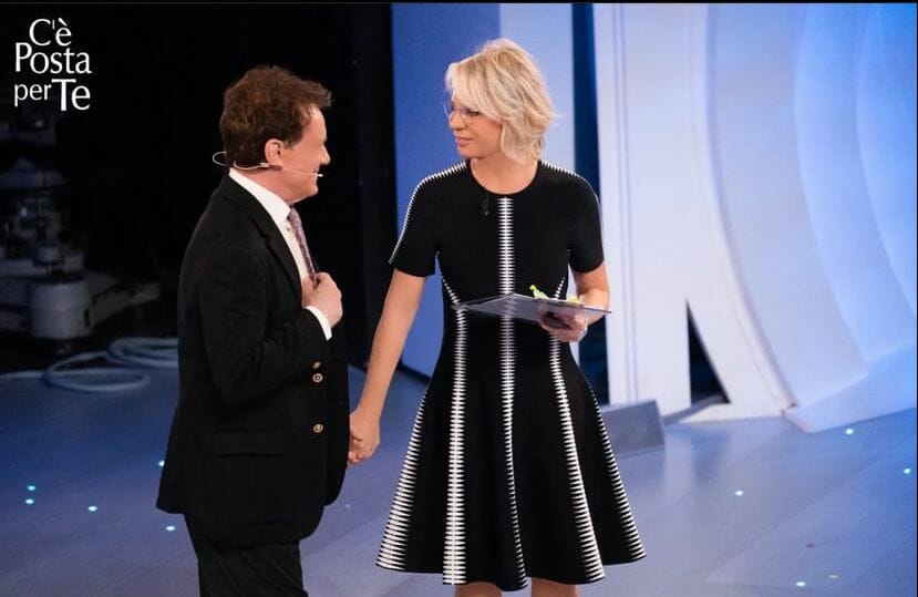 Maria De Filippi e Massimo Ranieri a C'è posta per Te-dal profilo Instagram