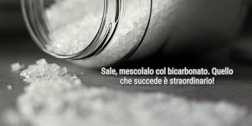 Mescola sale e bicarbonato per dire addio al detersivo
