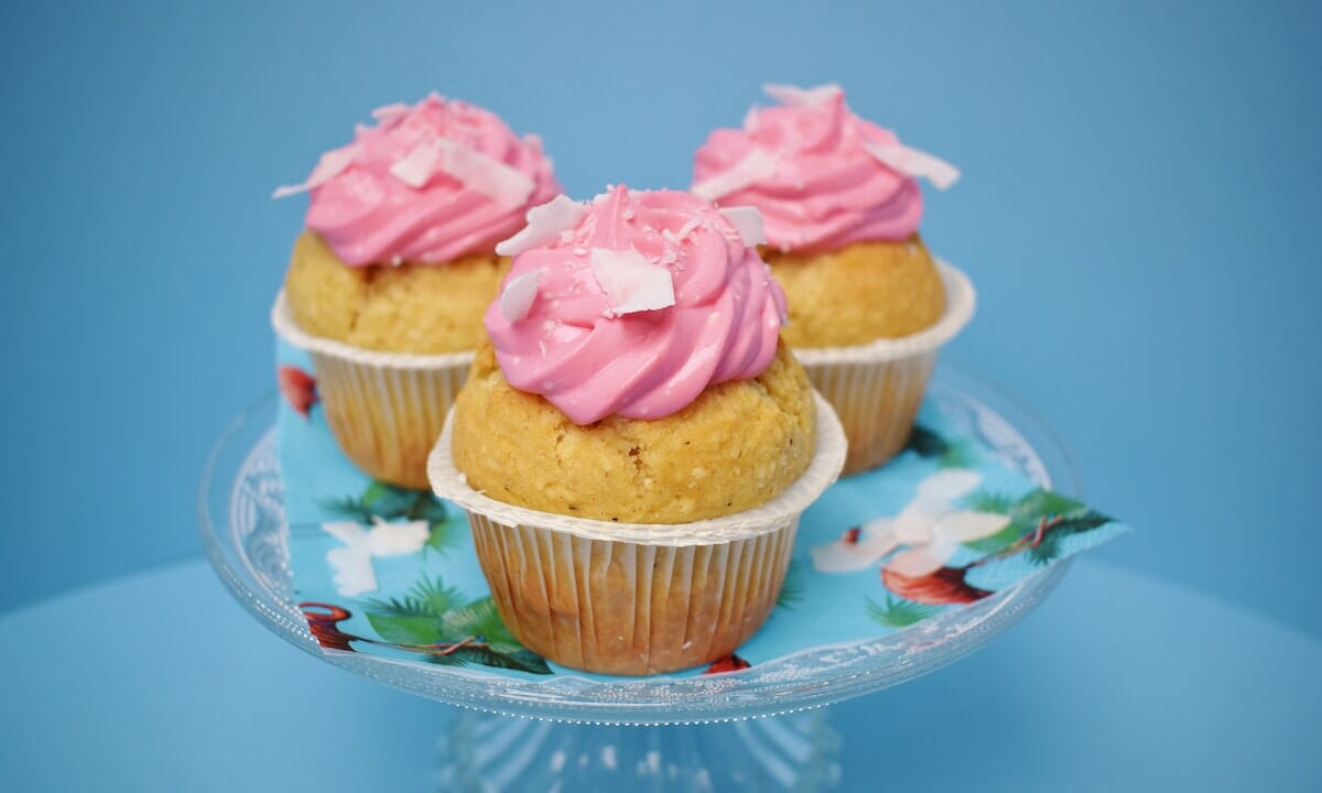 Muffin di pandoro al forno