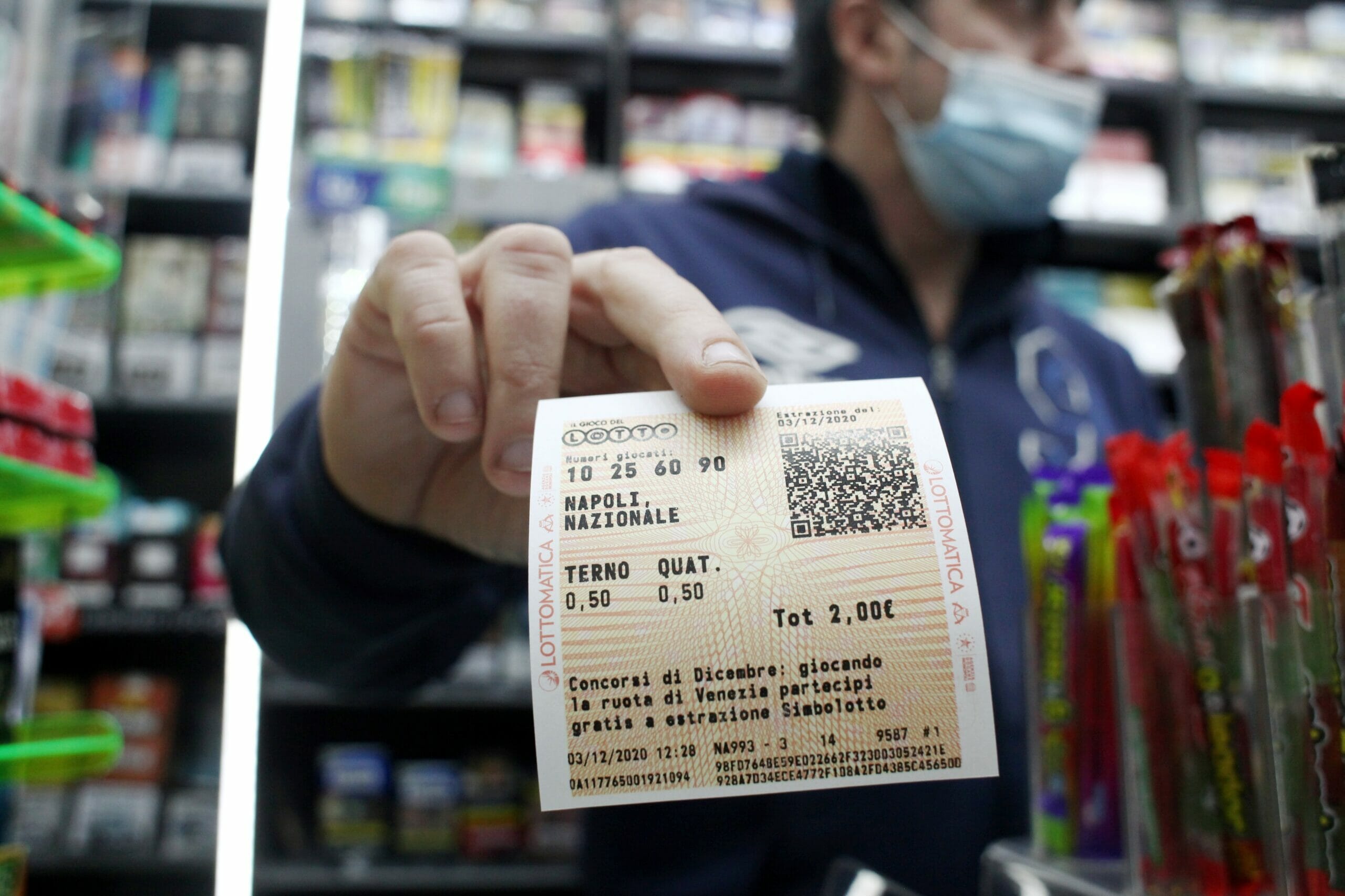 Numeri giocati al Lotto
