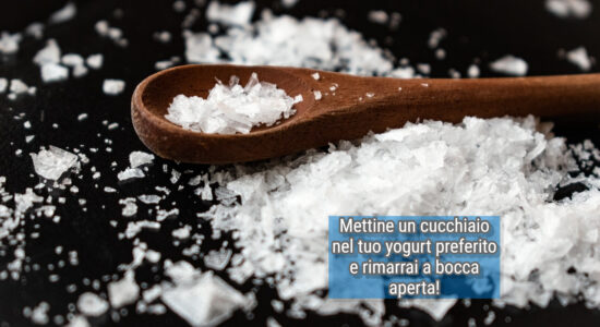 Sale, mettilo nello yogurt e guarda che succede