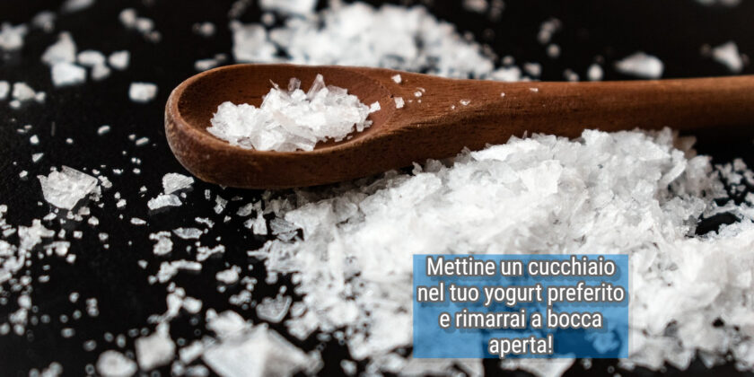 Sale, mettilo nello yogurt e guarda che succede