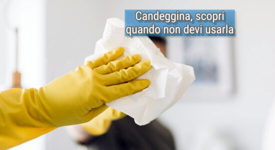 Siamo sicuri che sia giusto usare la candeggina per pulire tutto