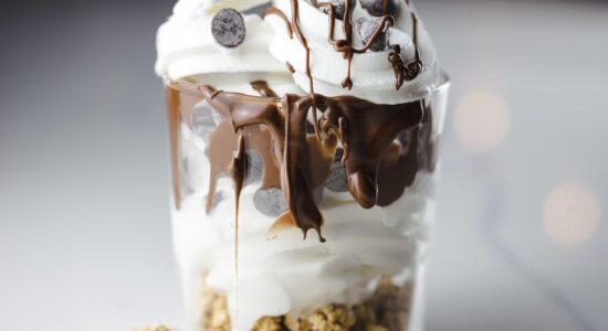 Un dolce con lo yogurt
