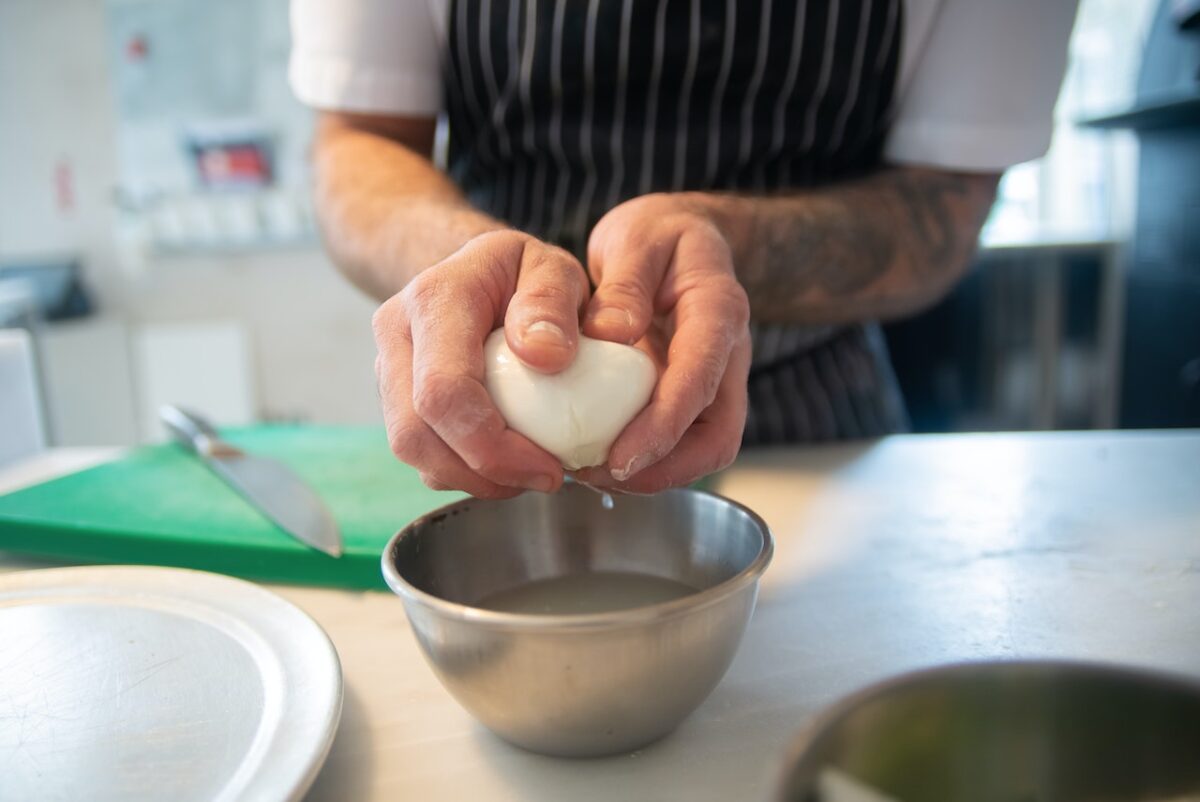 Mozzarella fresca o congelata