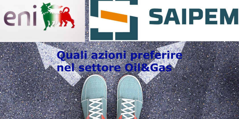 ENI e Saipem corrono in direzioni opposte sul Ftse Mib