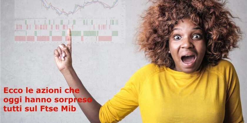 3 azioni che hanno stupito sul Ftse Mib