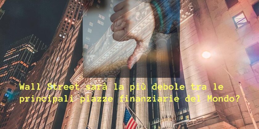 Il Dow Jones è tra i peggiori indici al Mondo da inizio anno