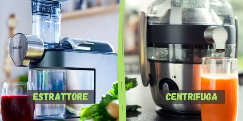 Cosa scegliere fra estrattore e centrifuga