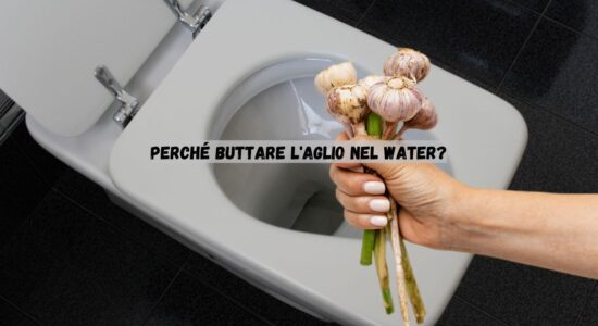 Ecco perchè buttare aglio nel wc