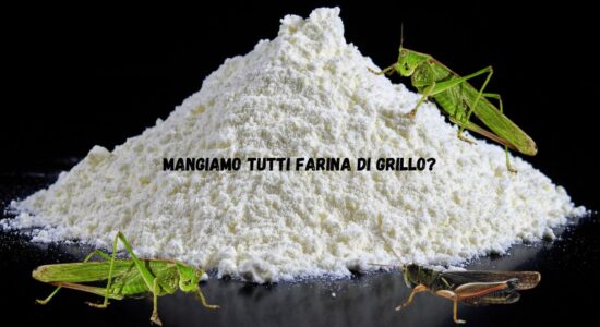 In alcuni alimenti c'è la farina di grillo