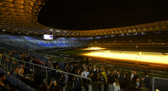 orna la Champions League-Stadio Olimpico