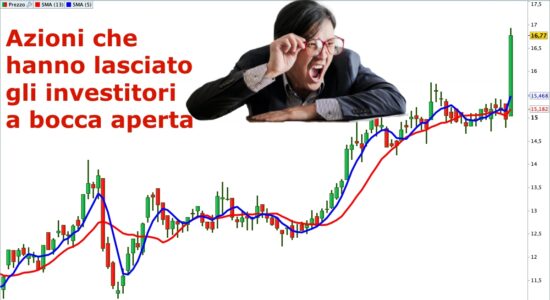 Sul grafico di Biesse si è osservato un movimento molto raro