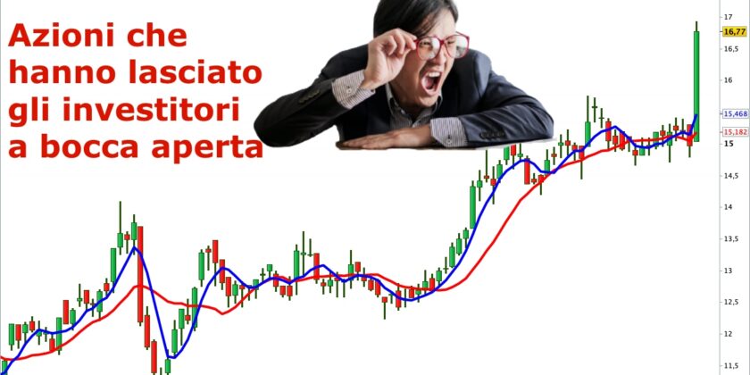 Sul grafico di Biesse si è osservato un movimento molto raro