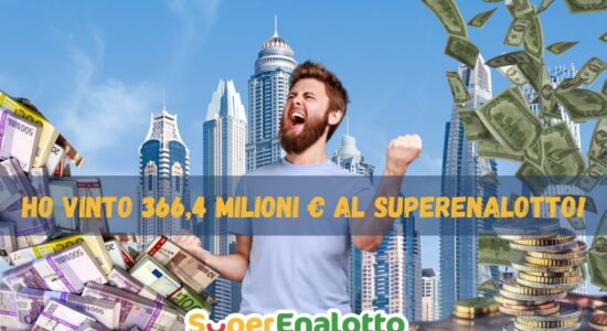 Vincere al Supernalotto 366,4 milioni €