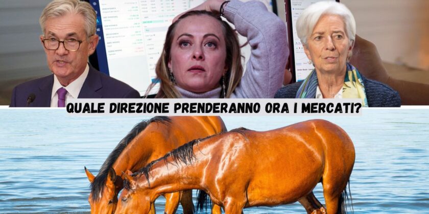 Brusco dietrofront dei mercati