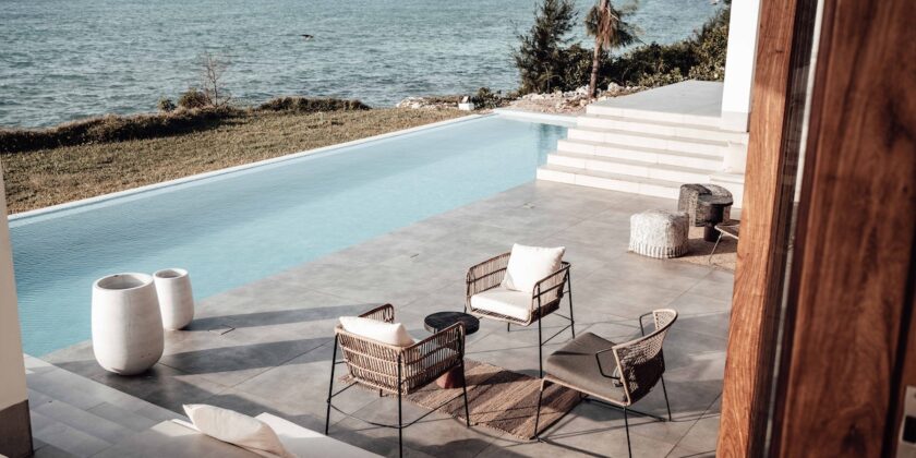 Casa con vista mare