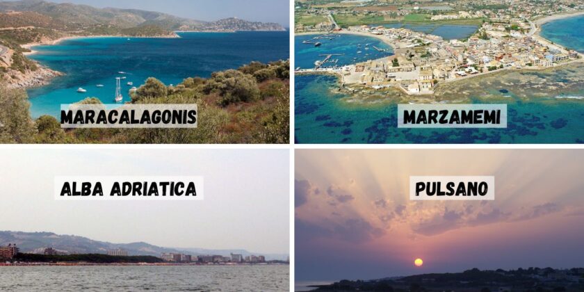La top 4 delle mete estive italiane