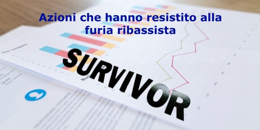Le azioni che hanno resistito al ribasso abbattutosi sul Ftse Mib
