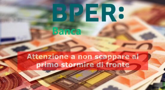 Farsi spaventare dai primi ribassi potrebbe non essere una buona scelte per gudagnare con BPER Banca