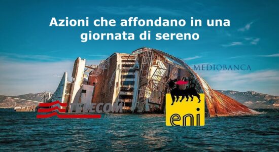 ENI, Mediobanca e Telecom non riescono a riprendersi in una giornata di sereno a Piazza Affari