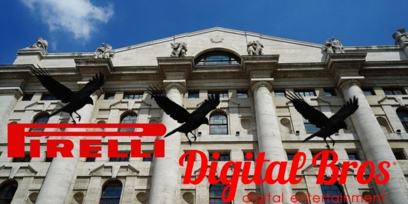 Digital Bros e Pirelli sotto attacco di 3 corvi neri