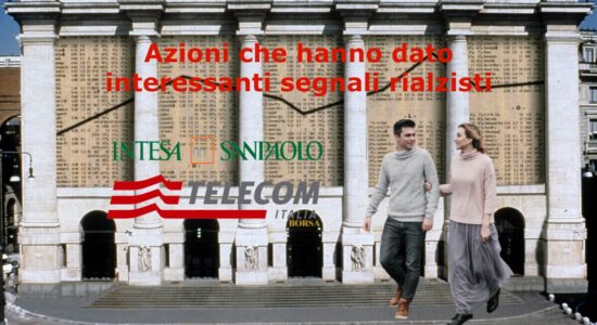 Intesa Sanpaolo e Telecom Italia si muovono a braccetto portando al rialzo il Ftse Mib