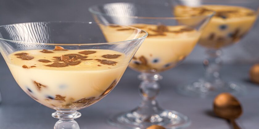 Goloso budino cremoso e profumato