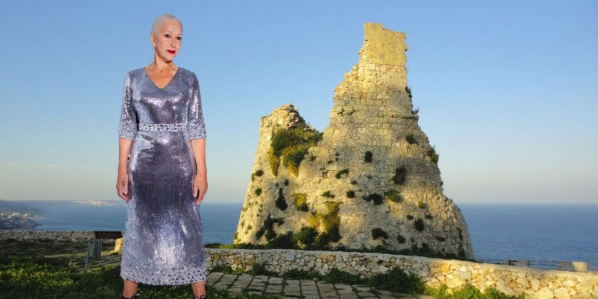 Helen Mirren ha comprato casa a Tiggiano-foto da Instagram e wikipedia
