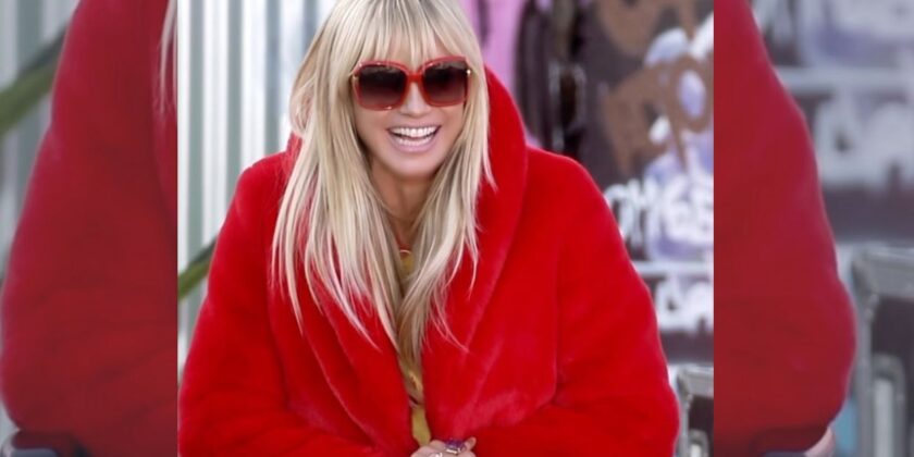 Il tailleur più chic è quello nel colore moda primavera estate sfoggiato da Heidi Klum-foto da Instagram