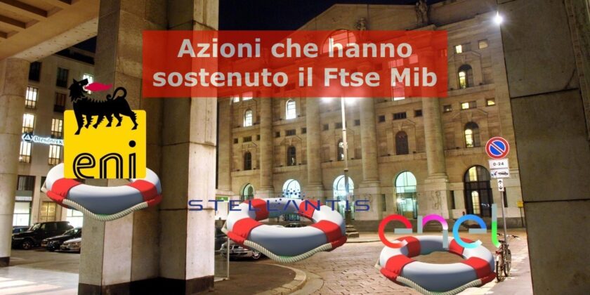 ENEL, ENI e Stellantis hanno tenuto a galla il Ftse Mib