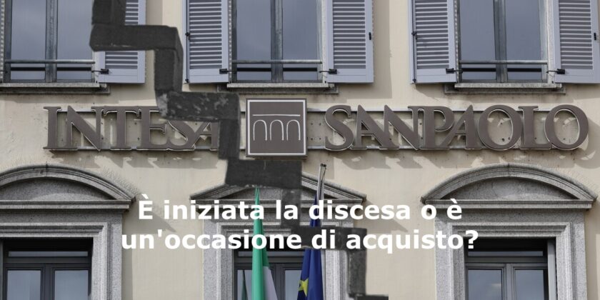Pesante ribasso per Intesa Sanpaolo che chiude in fondo alla classifica delle Blue Chip