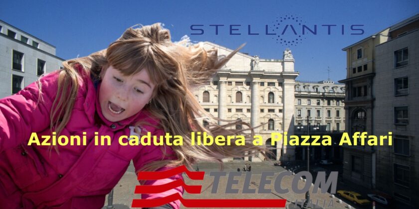 Brutta chiusura settimanale per Stellantis e Telecom Italia